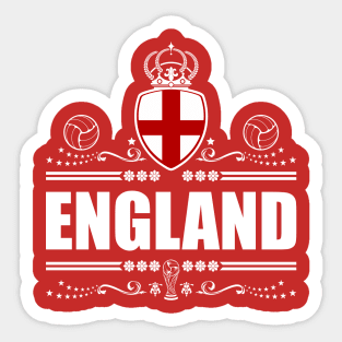 TEAM ENGLAND | ENGLAND FOOTBALL TEAM | 2 SIDED Sticker